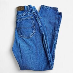Classic Lee blue denim jeans